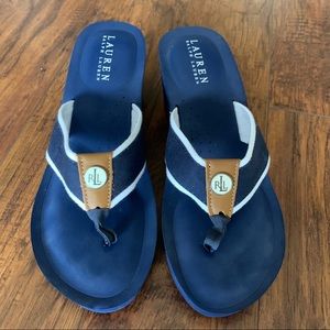 Lauren Ralph Lauren curvy wedges